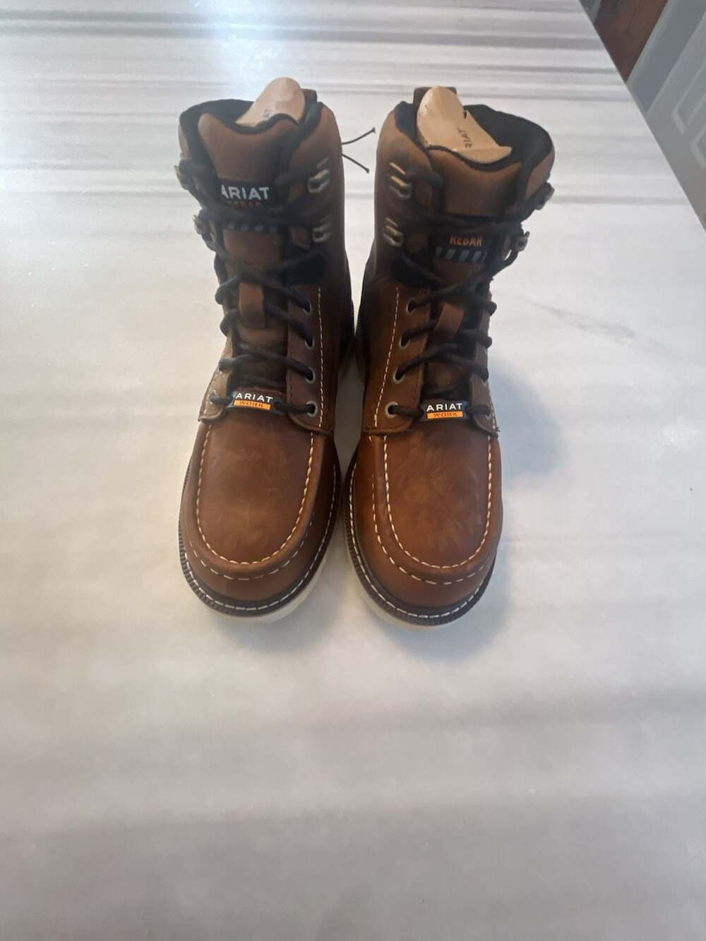 Ariat Men's Rebar Lift 6" H2O Distressed Brown Work Boots